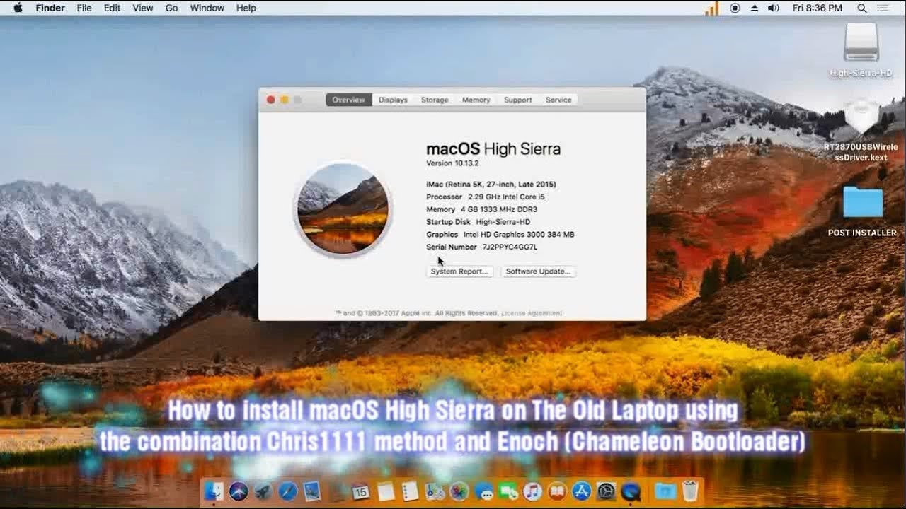 mac os high sierra installer download